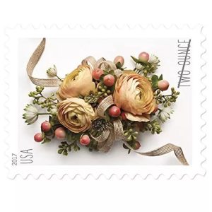 NOT Forever Stamp-Two-Ounce Stamps 2017 Celebration Corsage – Wedding Mail, First-Class Rate