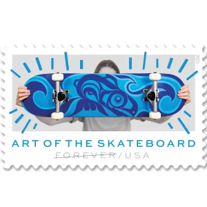 Forever Stamps 2023 Art of the Skateboard – Contemporary Art Collection, First-Class Postage