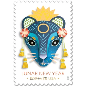 Forever Stamps 2020 Lunar New Year – Year of the Rat, First-Class Postage